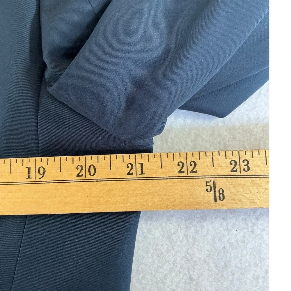 Marc Jacobs Blazer Mens 52 Navy Blue 100% Cotton Made in Italy MUQ007A